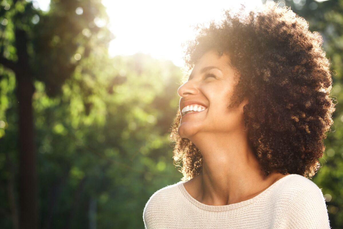 patient smiling in detox